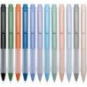 Linbsunne-Kugelschreiber, 0,7 mm, feine Spitze, glatte Schreibstifte, schwarzer Tintenstift, niedlicher Stift, einziehbarer, leiser Stift (12 Stück)