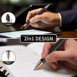 Personalisierte Stifte mit Stift – individuell bedruckte Namensstifte mit schwarzer Tinte – mit Ihrem Logo oder Ihrer Nachricht bedruckt – tolles Geschenk für Büro, Lehrer und Schüler – 12 Stück (blau)