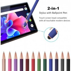 12 Stück personalisierte Kugelschreiber mit Stylus-Spitze, kostenlose Gravur, schwarze Tinte, individueller Stift mit Ihrem Namen, Logo, Nachrichtentext, individuelle Stifte für Büro, Business, Schule, Jubiläen, Schwarz