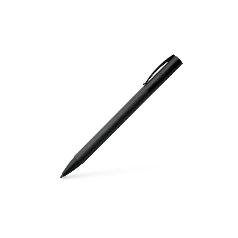 Faber-Castell Ambition All Black Drehkugelschreiber B, schwarz