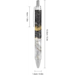 Kugelschreiber, 1 Stück, Druckkugelschreiber mit schwarzer Tinte, Schreibstifte aus gold-schwarzem Marmor, 0,5 mm Kugelschreiber, Geschenkstifte für Büroangestellte, Lehrer