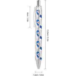 Druckkugelschreiber mit blauem Band zum Monat der Diabetesaufklärung, Schreibkugelschreiber, schwarze Tinte, Kugelschreiber, Geschenke für Studenten, Bürobedarf