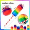 Abhay 6er-Pack flauschige Stifte mit großen Augen, bunte flauschige Kugelschreiber, Mädchen-Stift, kreativer Regenbogen-Pom-Pom-Stift für Partyzubehör für Mädchen