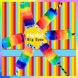 Abhay 6er-Pack flauschige Stifte mit großen Augen, bunte flauschige Kugelschreiber, Mädchen-Stift, kreativer Regenbogen-Pom-Pom-Stift für Partyzubehör für Mädchen