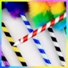 Abhay 6er-Pack flauschige Stifte mit großen Augen, bunte flauschige Kugelschreiber, Mädchen-Stift, kreativer Regenbogen-Pom-Pom-Stift für Partyzubehör für Mädchen