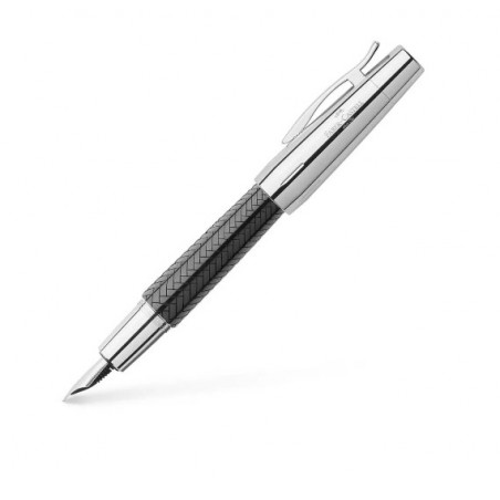 Faber-Castell e-motion Edelharz Parkett Füller,Federbreite M, schwarz