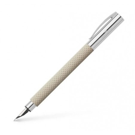 Faber-Castell Ambition OpArt White Sand Füller-Federbreite M