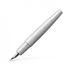 Faber-Castell Füller e-motion Pure Silver mittel