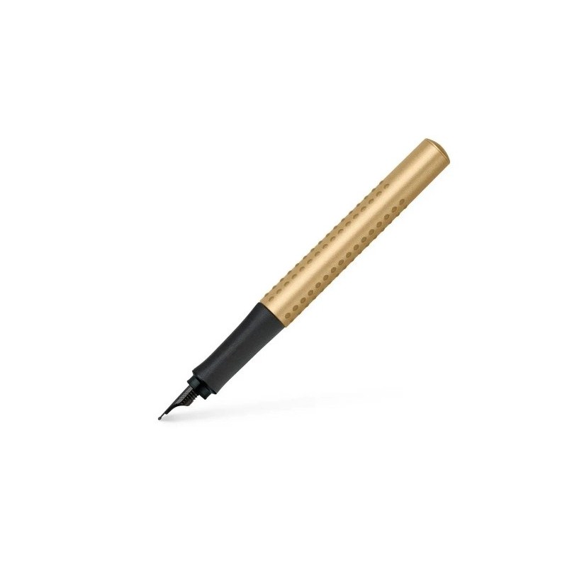 Faber-Castell Grip Edition Füller,Federbreite M, gold