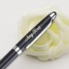 EDSG Personalisierter Stift, Schreibgerät für Männer und Frauen, gravierter Stift mit Namen fürs Geschäft, für ihn, Ehemann, Papa, Opa, Geburtstags-, Hochzeits-, Dankeschön-Geschenk für Lehrer (schwarz)