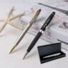 EDSG Personalisierter Stift, Schreibgerät für Männer und Frauen, gravierter Stift mit Namen fürs Geschäft, für ihn, Ehemann, Papa, Opa, Geburtstags-, Hochzeits-, Dankeschön-Geschenk für Lehrer (schwarz)