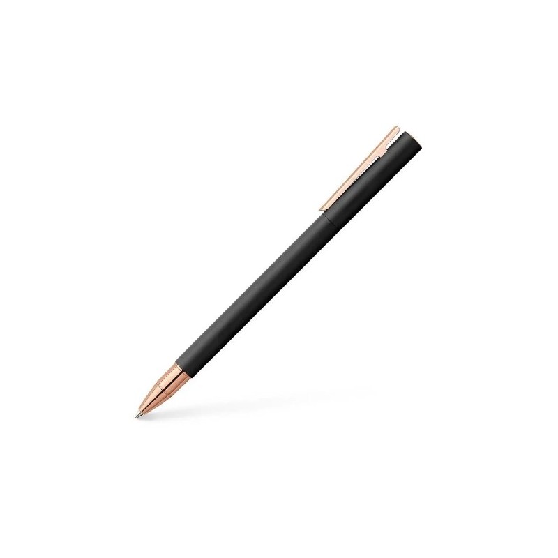 Faber-Castell Neo Slim Metall Tintenroller schwarz mit rosegold