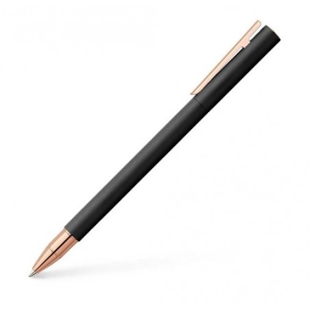 Faber-Castell Neo Slim Metall Tintenroller schwarz mit rosegold