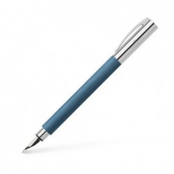 Faber-Castell Ambition Edelharz Füller,Federbreite F, blau