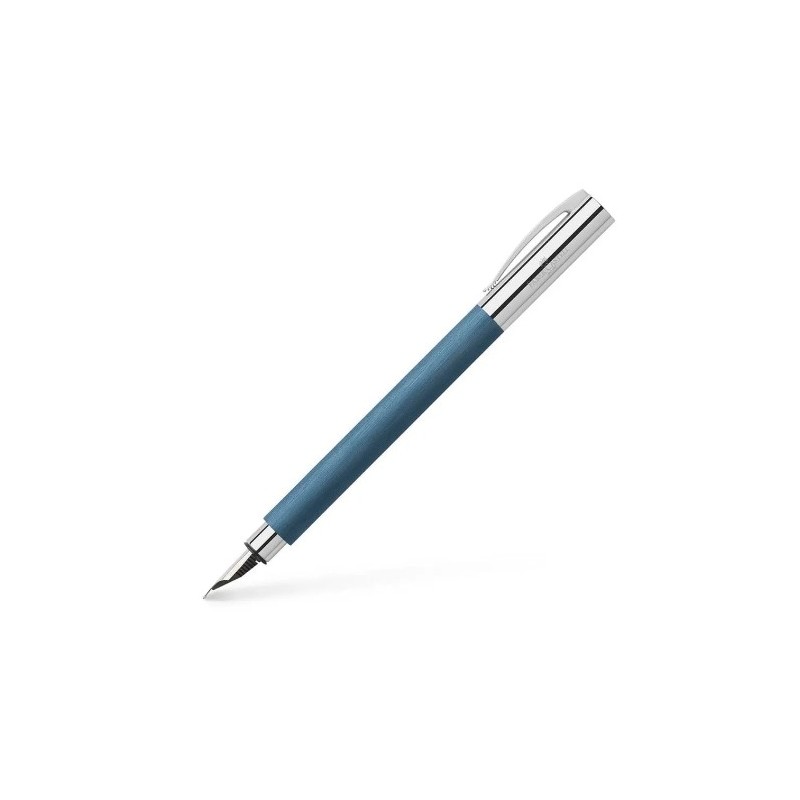 Faber-Castell Ambition Edelharz Füller,Federbreite F, blau