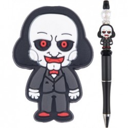 AdornInk Horror-Perlenstifte-Set, Horrorfilm-Charaktere, Perlenstift-Sets, DIY-Bastelsets, Perlenstifte, Kugelschreiber mit schwarzer Tinte, für Frauen, Kinder, Geschenke, Schul- und Bürobedarf