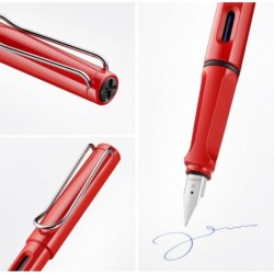 LAMY safari Füllhalter - Strichbreite M – red