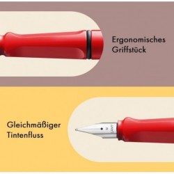 LAMY safari Füllhalter - Strichbreite M – red