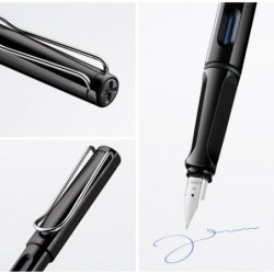 LAMY safari Füllhalter - Strichbreite M – Schwarz