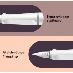 LAMY safari Füllhalter - Strichbreite EF–Weiß