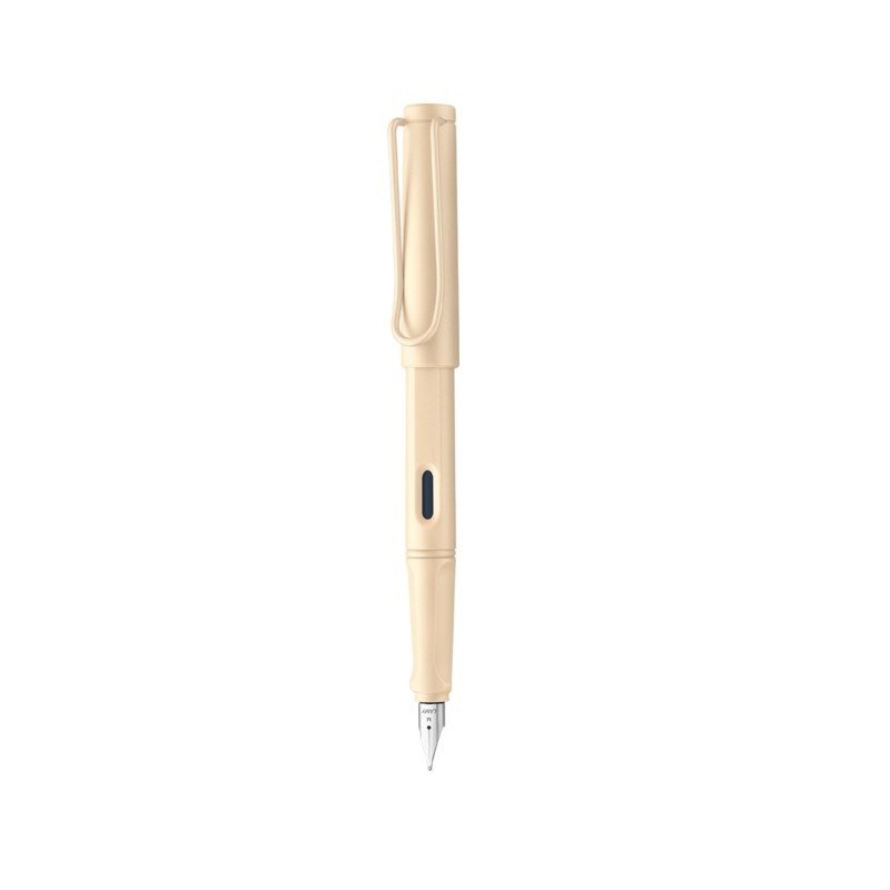 LAMY safari moderner Füllhalter cream , Stahlfeder Stichbreite F