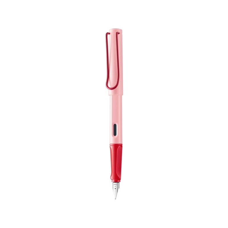 LAMY safari moderner Füllhalter lightrose, Stahlfeder Stichbreite F