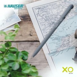 Hauser Xo Kugelschreiber-Etui-Packung | Spitzengröße 0,7 mm | Schlankes Gehäuse und minimalistisches Design | Mattes Finish | Fester Gehäusetyp | Tinte mit niedriger Viskosität | Extrem langlebige Spitze | Schwarze Tinte, Set mit 10 Stück x 2 Packungen