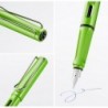 LAMY safari moderner Füllhalter green, Stichbreite M Feder Linkshänder