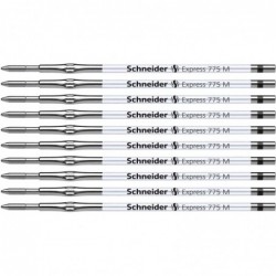 Schneider Express 775 Kugelschreibermine, mittel, 1,0 mm, Schachtel mit 10 Stück, schwarz (7761)