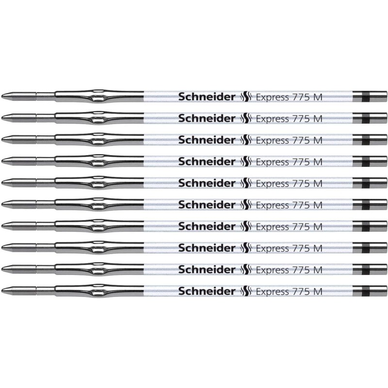 Schneider Express 775 Kugelschreibermine, mittel, 1,0 mm, Schachtel mit 10 Stück, schwarz (7761)