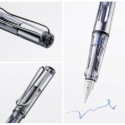 LAMY safari moderner Füllhalter vista, Stichbreite M Feder Linkshänder