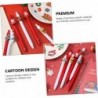 12 Stück Weihnachts-Push-Unisex-Weihnachtsstifte für festen Stift, Gelstift, süßer Gelstift, schwarze Stifte, Kugelschreiber, festlicher Gelstift, Weihnachtsmann-Stifte, Come-Pen, Kunststoffstift fürs Büro