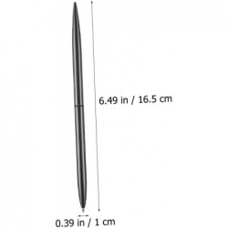 NUOBESTY 8 Stück Metall-Kugelschreiber, Schreibstifte im nordischen Stil, exquisite Kugelschreiber, dekorativer Stift, nordische Schreibstifte, Druckkugelschreiber, schöner Stift, goldener Stift, schwarze Tintenstifte, Kugelschreiber