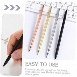 NUOBESTY 8 Stück Metall-Kugelschreiber, goldene Stifte, schwarze Tinte, Büro-Signatur-Stifte, dekorative Kugelschreiber, dekorativer Stift, schöner Stift, metallische Stifte, Tintenstift, Druckkugelschreiber, Stifte, Kugelschreiber