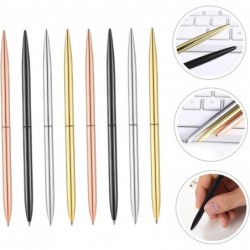 NUOBESTY 8 Stück Metall-Kugelschreiber, goldene Stifte, schwarze Tinte, Büro-Signatur-Stifte, dekorative Kugelschreiber, dekorativer Stift, schöner Stift, metallische Stifte, Tintenstift, Druckkugelschreiber, Stifte, Kugelschreiber