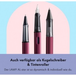 Lamy AL-star black purple Füller –Strichbreite B–Rechtshänder