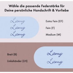 Lamy AL-star Schwarz Füller – Füllhalter Strichbreite B–Rechtshänder