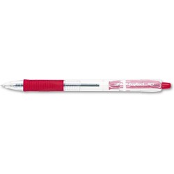 Pilot EasyTouch Nachfüllbare und einziehbare Kugelschreiber, mittlere Spitze, rote Tinte, 12er-Pack (32222)