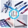 4 Stück, 1 Set, Multifunktions-Stylus, stilvolle Schreibstifte, schwarze Tintenstifte, Touch-Stylus-Stift, glatter Stift, Stylus-Spitzenstifte für elektronische Bildschirme, Rotationsstifte, schwarzer Stift, Tablet-Stylus, Klebegriff