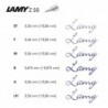 LAMY AL-star leichter Füllhalter 0E1 aus Aluminiu, Strichbreite Mittel