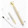 Gullor Kugelschreiber mit Diamant-Metall-Glitzer und schwarzer Tinte und mittlerer Spitze für Schule, Geschäft und Büro, 5er-Pack, Stil A