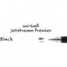 uni-ball Jetstream Drucktintenroller, dicke Spitze, 1,0 mm, schwarze Tinte/silberner Schaft