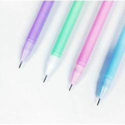 Gelschreiber mit Tiermotiv und Eulenmotiv, süßer schwarzer Kawaii-Schreibstift, Kugelschreiber mit schwarzer Tinte, Gelschreiber, Partygeschenk, lustiges Schul- und Büromaterial (6 Stück)