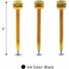 Cheeseburger-Neuheitsstift – süßer, lustiger und einzigartiger Bürobedarf für Kinder und Erwachsene, Kugelschreiber, farbenfroher Fast-Food-Schreibstift, Instrument für Schule und Büro