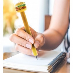 Cheeseburger-Neuheitsstift – süßer, lustiger und einzigartiger Bürobedarf für Kinder und Erwachsene, Kugelschreiber, farbenfroher Fast-Food-Schreibstift, Instrument für Schule und Büro