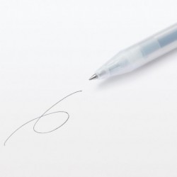 MUJI Smooth Gel Ink Knock Type Kugelschreiber 0,3 mm, Schwarz