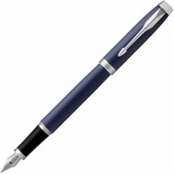 Parker IM Füller , Matte Blue , Füllfederhalter mit mittlerer Feder