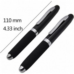 Mini-Rollball-Stift, weicher Stiftgriff, Rollball-Stift, kurzer Absatz, Mini-Reisestift mit schwarzer Tinte – 3 Stück