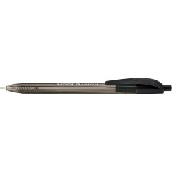 STAEDTLER 4230 M-9 Druckkugelschreiber Rainbow, Schwarz, 10 Stück