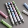 4 Pcs Cartoon Panda Muster Kunststoff Löschbaren Stifte 0,5mm Ponit Gel Tinte Stifte Schwarze Tinte